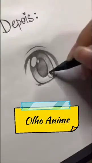 Como desenhar olhos de anime! #anime #desenhar #olhos