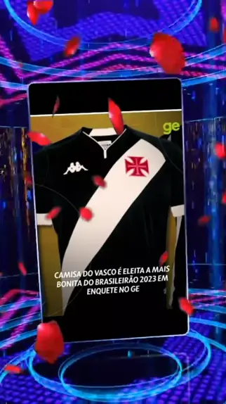 Camisa do Vasco é eleita a mais bonita do Brasileirão 2023 em enquete no ge, futebol