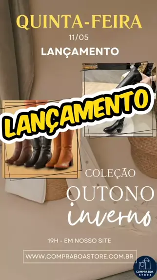 compraboastore compraboastore . udio original criado por compraboastore. ATEN O MENINAS Quinta feira tem o lan amento da cole o OUTONO INVERNO. Siga nosso perfil e receba as novidades 2023