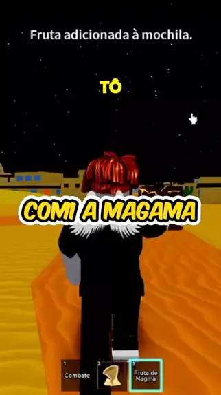 CONSEGUI MINHA NOVA FRUTA MAGMA NO BLOX FRUITS 