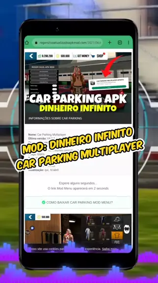 🔥CAR PARKING MULTIPLAYER MOD APK DINHEIRO INFINITO & TUDO