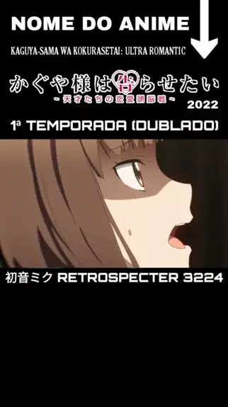 assistir kaguya sama dublado 2 temporada