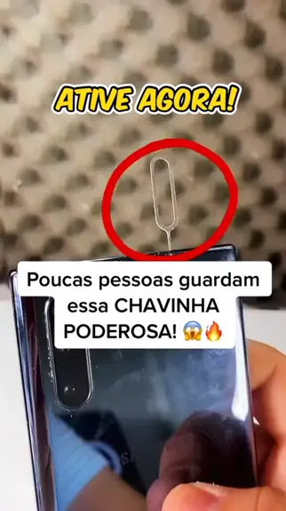 Esse é o segredo dessa chavinha!😳 #dicas #viral #android #celular