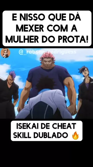 isekai de cheat skill dublado em português #anime