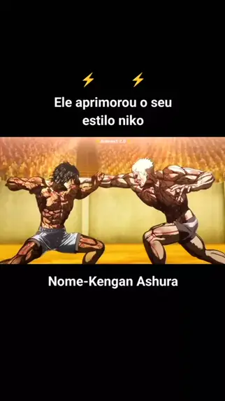 Kengan Ashura ( ohma tokita ), •esse é o mestre do Estilo Niko