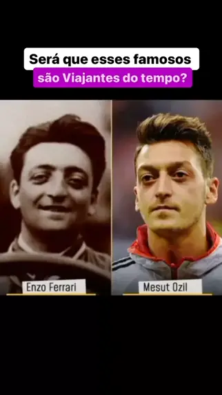 ozil jogador e enzo ferrari