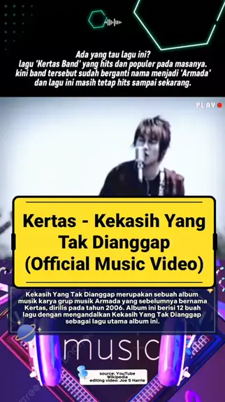 April9330 . udio original criado por . Kertas Kekasih Yang Tak Dianggap berkaryadisnack FirmanFamily kertasband ArmadaBand JadulJadiGaul