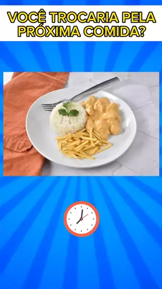 Você trocaria essa comida pela proxima? #quiz #fypage #quiztime #fy