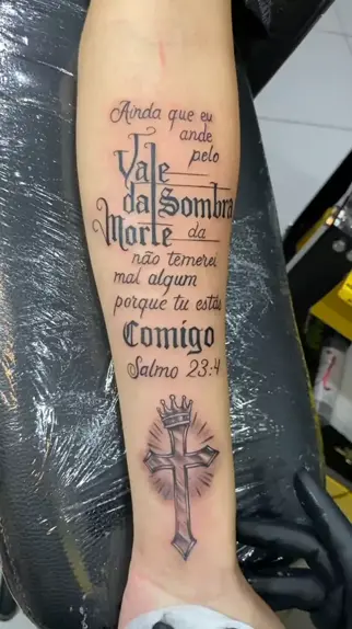 salmos 23 tatuaje