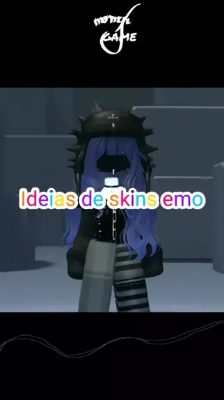 skin do roblox feminina emo