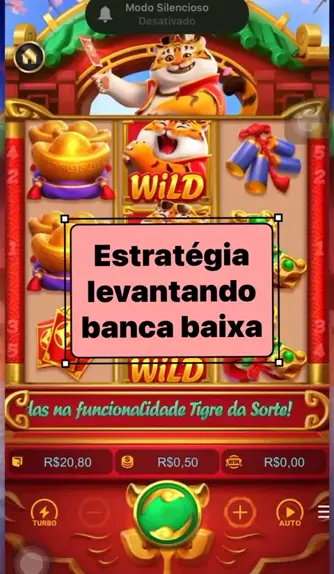 Jogo do Tigre : BANCA BAIXA ? ESSA É A MELHOR ESTRATÉGIA JOGO DO TIGRE  BANCA! ROBOZINHO DO TIGRE 