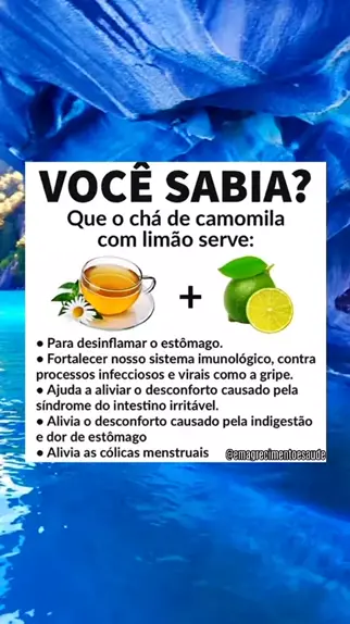 Emagrecimento e Saude Emagrecimento327 . udio original criado por Emagrecimento e Saude . Benef cios do ch de camomila com lim o Cha Sa de emagrecimento emagrecer emagreceremcasa