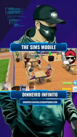 Quem tem o The Sims mobile dinheiro infinito da versão mais