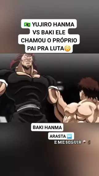 Baki vs Yujiro em Português #animes #bakihanma #animeedit