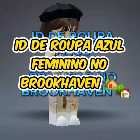 ID DE ROUPA AMARELA PRA USAR NO BROOKHAVEN 🏡 #roblox 