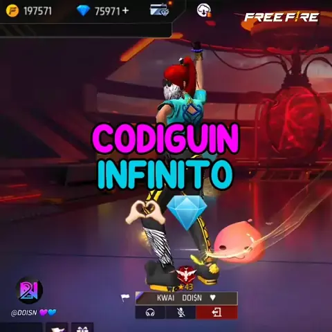 codiguin ff 2023 infinito dia 24 de julho