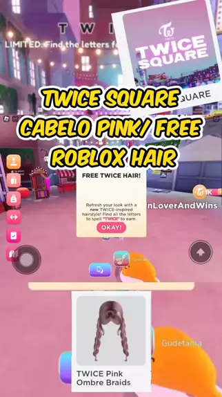 EVENT] Get this NEW FREE TWICE HAIR!! 😍 (Twice Square) #roblox