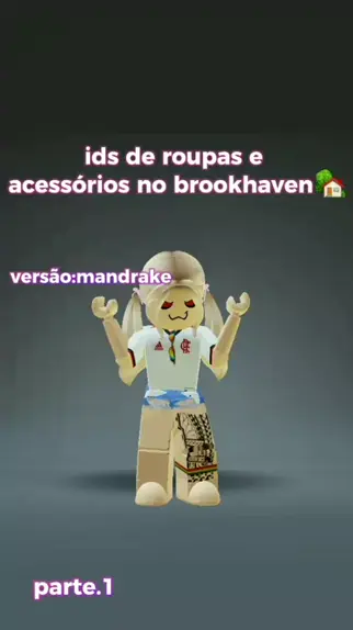 ID DE ROUPA VERSÃO MANDRAKE PRA USAR NO BROOKHAVEN 🏡 