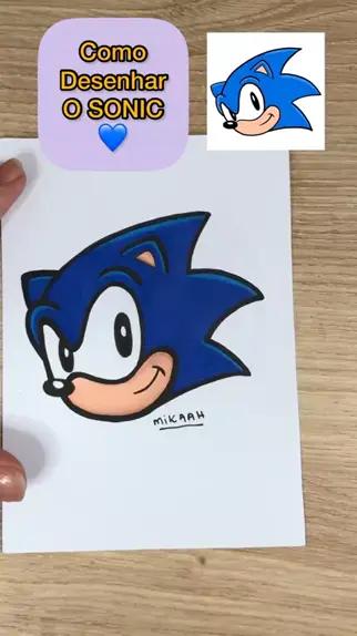 COMO DESENHAR O SONIC EXE 