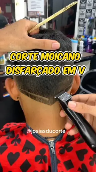 Moicano disfarçado #moicano #barbershop #CorteDeCabelo