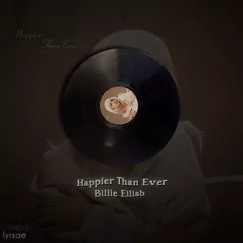 Happier than ever - Vinyl  Billie, Vinyl aesthetic, Billie eilish