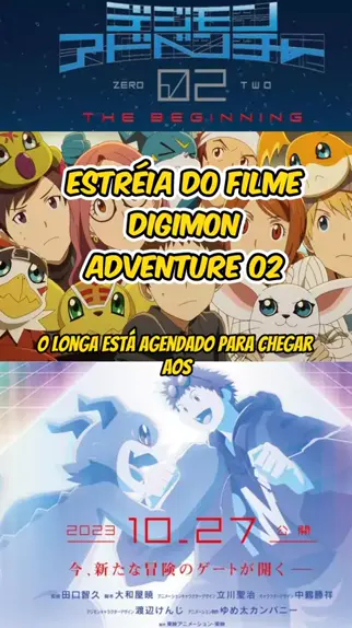 Filme Digimon Adventure 02: The Beginning será lançado no Brasil