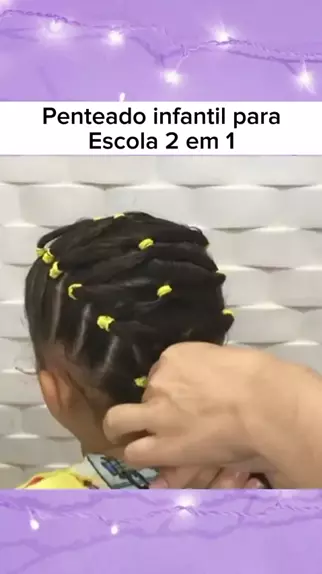 PENTEADO INFANTIL PARA CABELO CACHEADO✨ - Jadilian Lima 