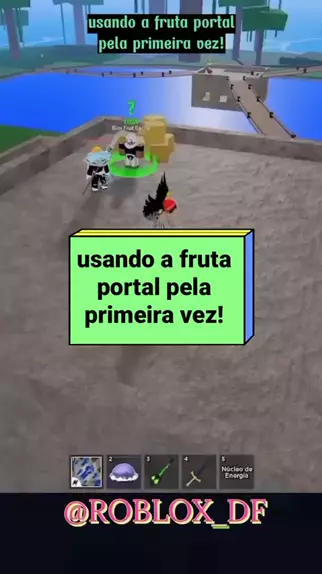 O Dia Que Usei A FRUTA PORTAL no Blox Fruits #roblox #bloxfruits