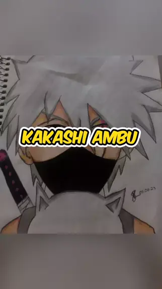 COMO DESENHAR o KAKASHI da ANBU PASSO A PASSO 