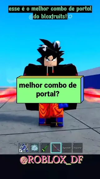 ESSE COMBO COM A PORTAL DÁ HIT KILL NO BLOX FRUITS !! 