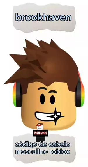 código de cabelo do roblox masculino