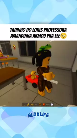 LOKIS JOGANDO MINECRAFT NO ROBLOX