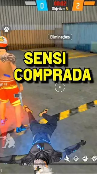 ELE ME REVELOU A MELHOR SENSI PARA FREEFIRE 😳/SENSI DA GRINGA#sensibi