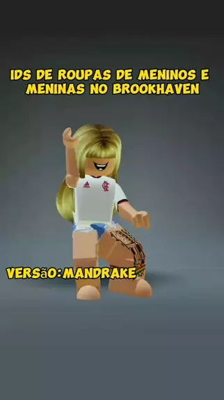 id de cabelo no brookhaven mandrake menina