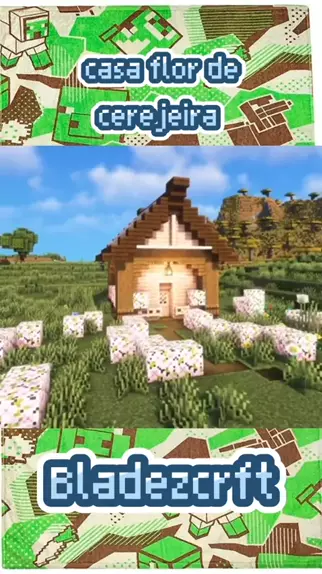 casa de cerejeira no minecraft