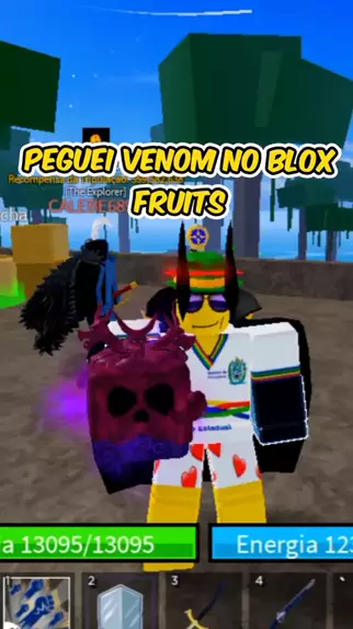 Fruta Do Veneno Blox Fruits ( Venom Fruit) - Roblox - DFG