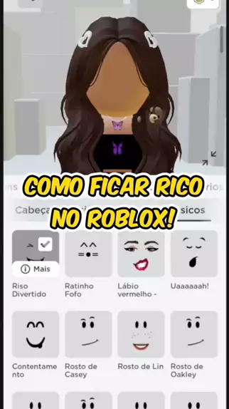 rosto fofo do roblox