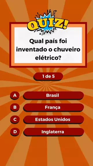 5 PERGUTAS DE CONHECIMENTOS GERAIS #quiz #quiztime #quizchallenge #qui