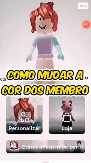 COMO TROCAR A COR DO ROBLOX 