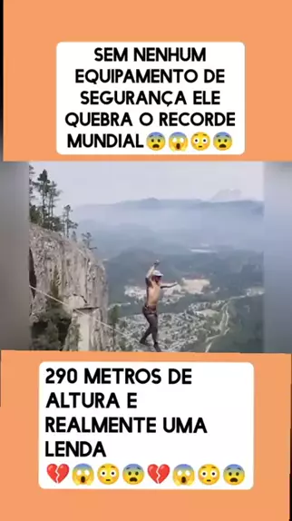Salto da morte': norueguês quebra recorde mundial ao pular de precipício a  mais de 40 metros de altura; vídeo
