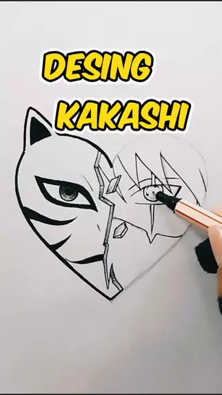 COMO DESENHAR o MANGEKYOU SHARINGAN do KAKASHI passo a passo 