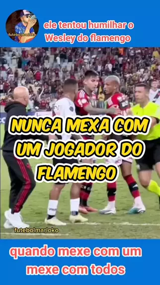 WESLEY LATERAL DO FLAMENGO RECRIANDO O MEME KKKKKKK #wesleyfranca