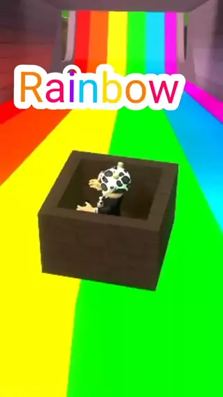 Jogando Rainbow Obby 