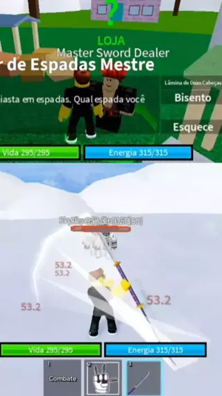 A BISENTO E A MELHOR ESPADA DO SEA 1 NO BLOX FRUITS? 