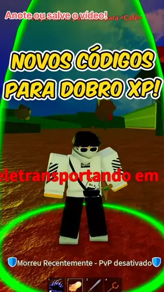 NOVO CODIGOS DE DOBRO XP DO BLOXFRUITS 😱🧨 #bloxfruits