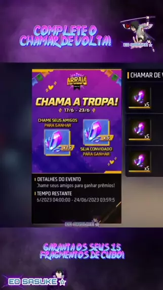 Chame seu Amigo de volta e ganhe recompensas!, 👫👬👭É só chamar aquele  amigo que andou sumido para jogar novamente para ganhar recompensas e pela  chance de obter até 99 tickets arma!