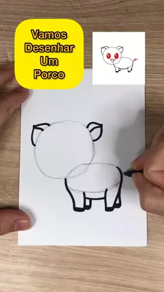 COMO DESENHAR um PORCO 🐷