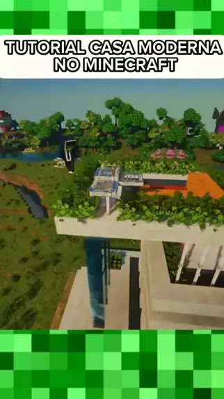 Minecraft Tutorial - Pequena Casa Moderna Simples