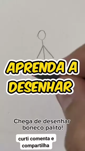 como desenhar boneco de palito lutando