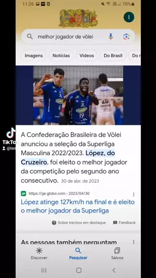 López atinge 127km/h na final e é eleito o melhor jogador da